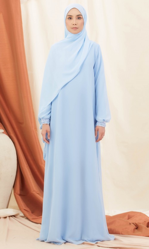 Irena Dress in Powder Blue